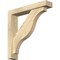 Ekena Millwork Funston Block Rough Sawn Bracket w/ Offset Brace, Douglas Fir, 4"W x 20"D x 20"H BKT0402X20X20FST05RDF - alternate 1